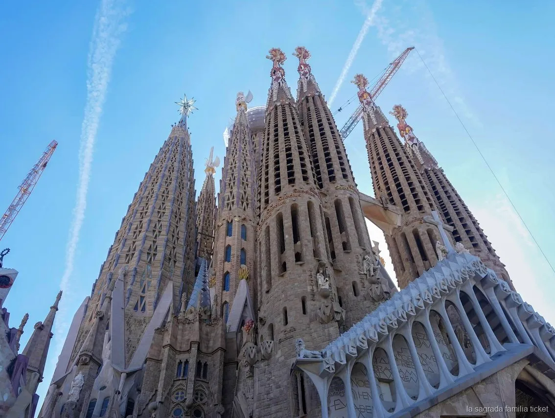 View over Barcelona from Park Güell on the Sagrada Familia combo tour